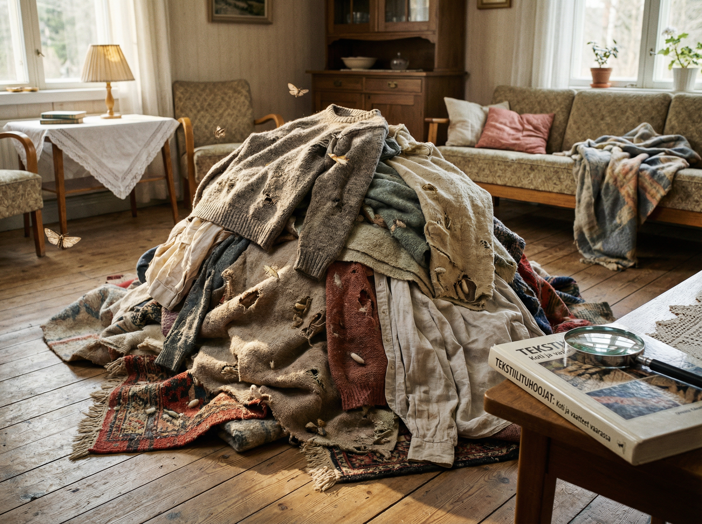 Tekstiilituhoojat kotona – lajit, tunnistus ja torjunta